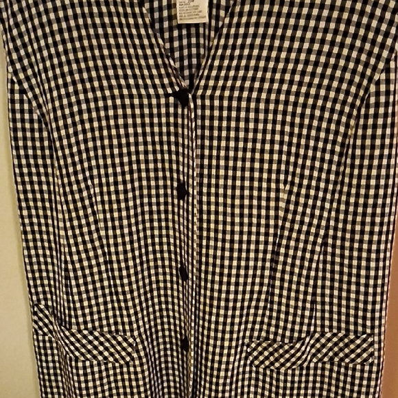 Studio C Monochrome Checkered Jumpsuit - Picture 4 of 4